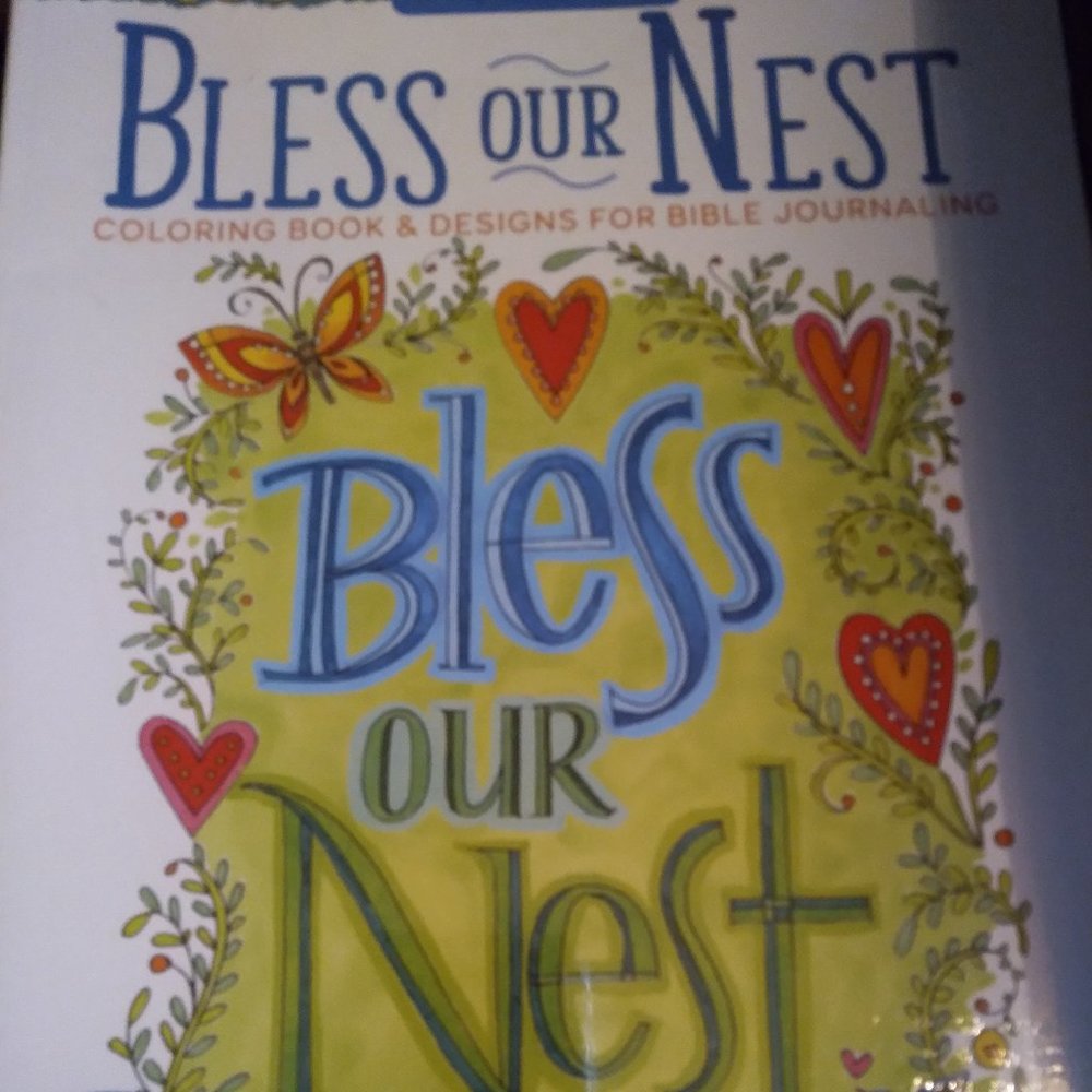 BLESS OUR NEST COLORING & BIBLE JOURNALING BOOK